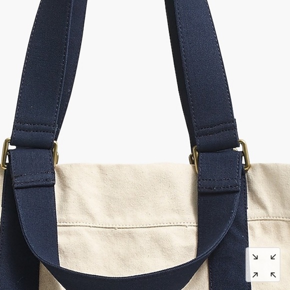 J. Crew CLASSIC Everyday Canvas Tote Bag - Picture 4 of 6